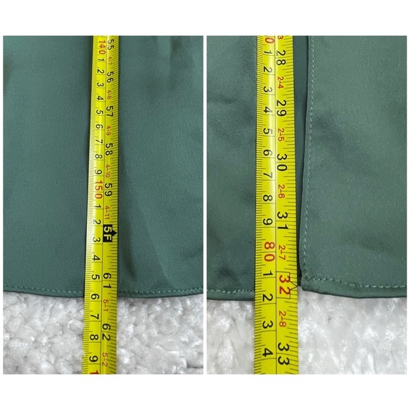 NWT AZAZIE LINIA Eucalyptus Green Mermaid Pleated Stretch Satin Dress Sz A12 - Picture 11 of 14